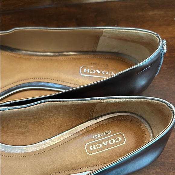 Coach Metallic Silver Women's Loafers - Picture 7 of 11